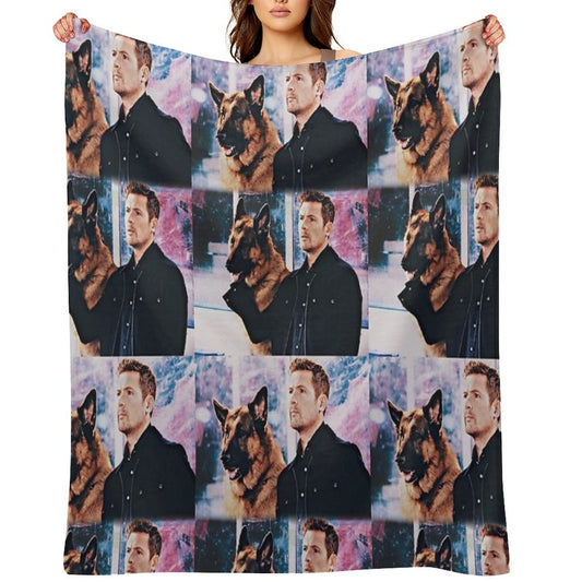 Hudson And Rex Compact Throw Blanket