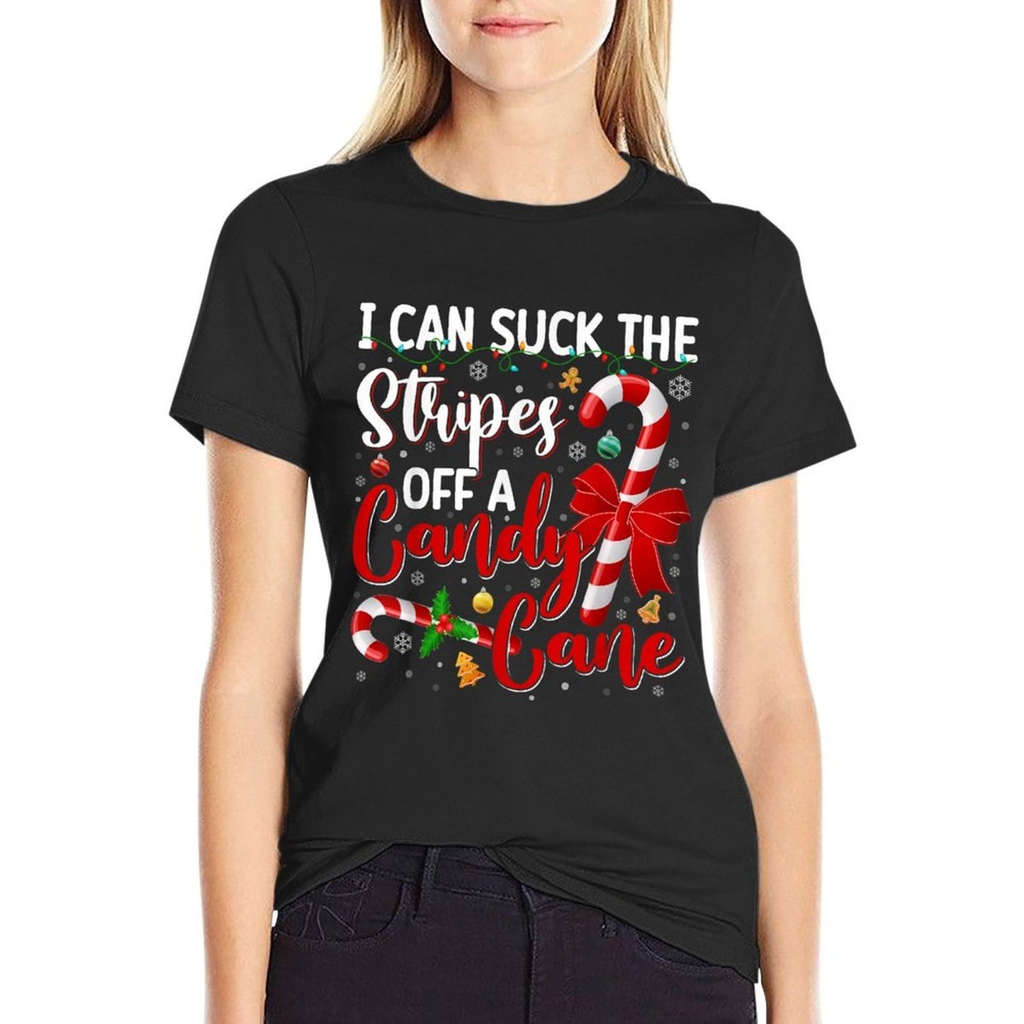 Christmas I Can Suck The Stripes Off Candy Cane Naughty Xmas  Odor-resistant T-Shirt