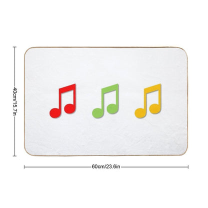 Three Notes  Stain-Proof Bath Mat