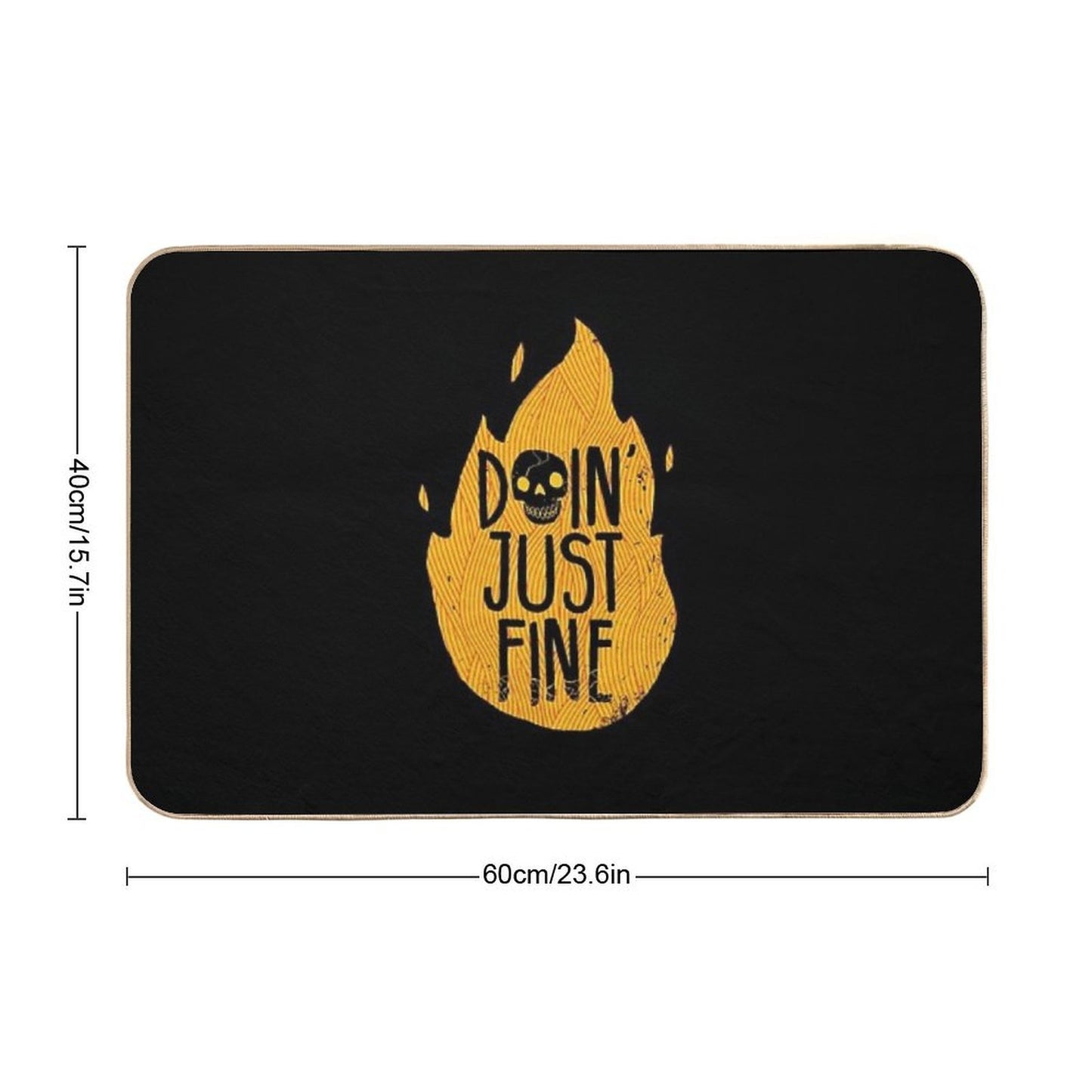 Doin' Just Fine  Multi-Purpose Bath Mat