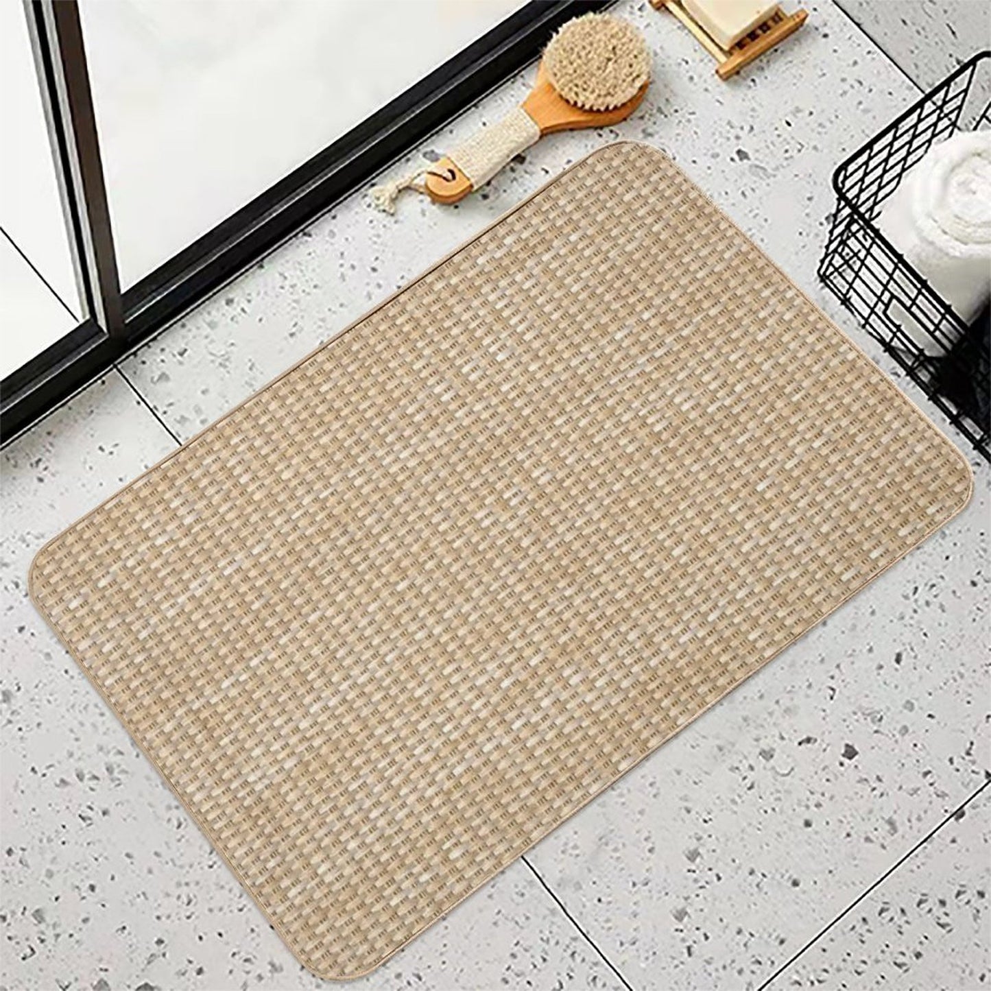 Wicker  Dirt-Trapping Bath Mat