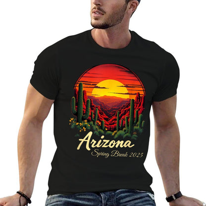 Spring Break 2025 Arizona  Heathered Texture T-Shirt
