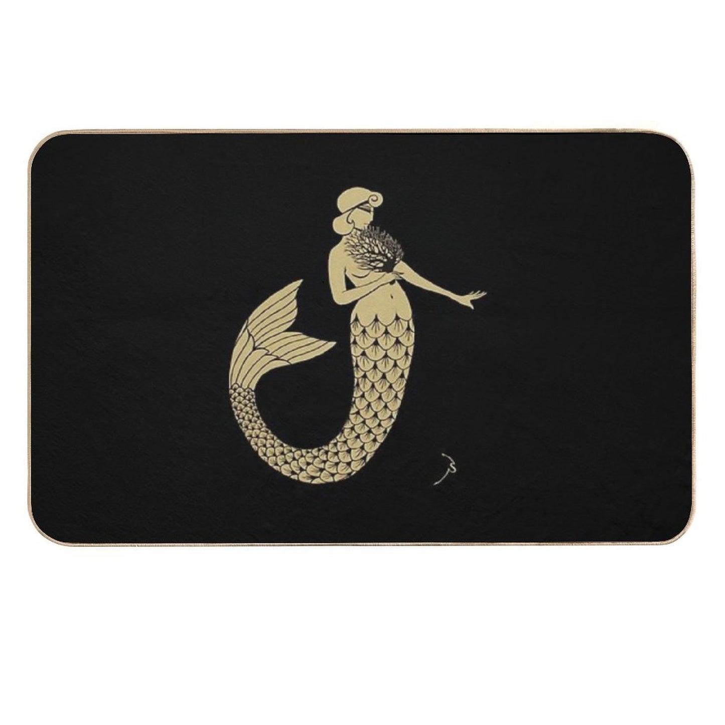 The Sea Fan  Slip-Resistant Bath Mat