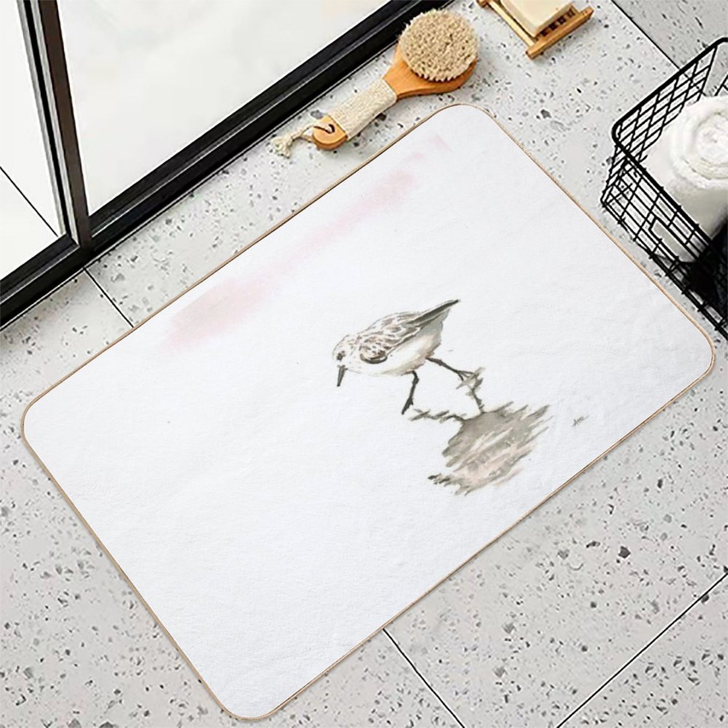 Sandpiper  Fade-Resistant Bath Mat