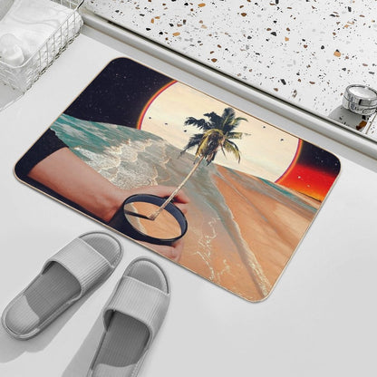 A Cup Of Sunshine  Slip-Resistant Bath Mat