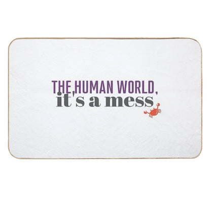 The Human World  Easy Maintenance Bath Mat