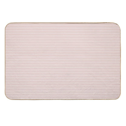 Thick Stripes - Blush  Dirt-Trapping Bath Mat