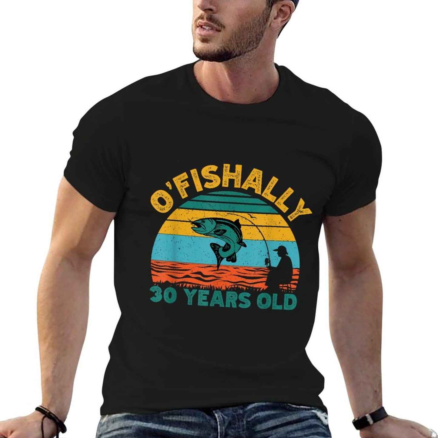 O'Fishally 30 Years Old Fisherman 30th Birthday Fishing  Classic T-Shirt