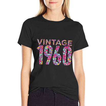 60th Birthday Gift For Men And Women. Vintage 1960  Relaxed-fit T-Shirt