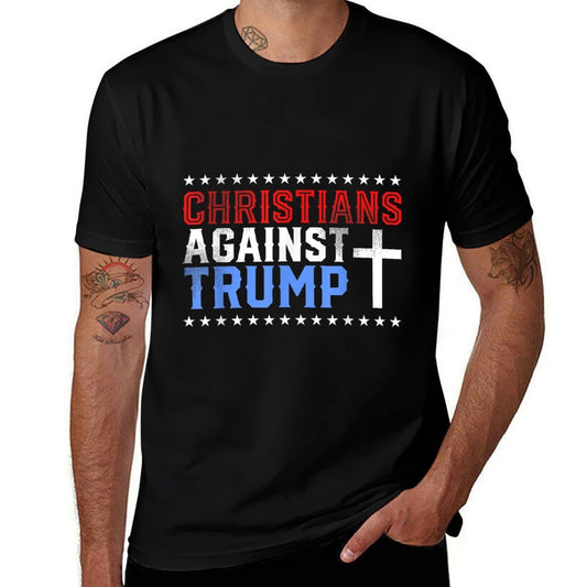 Christians Against Trump Democrat Gift  Lightweight T-Shirt