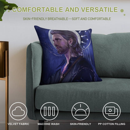 Gale of Waterdeep Soft Warmth Comfort Throw Pillow