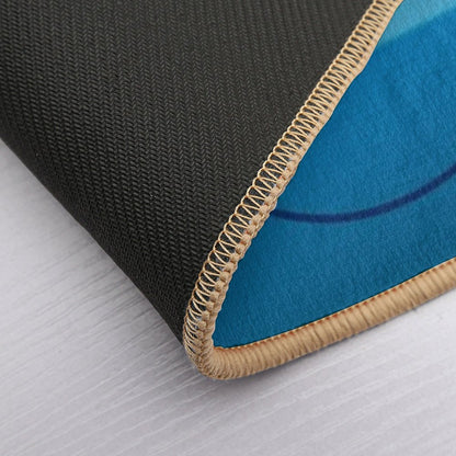 The Swirl of A Shell Durable Bath Mat