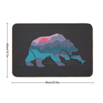 Bear Country  Anti-Trip Bath Mat