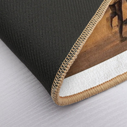 Africa Child Playing on The Village Street  Versatile Bath Mat