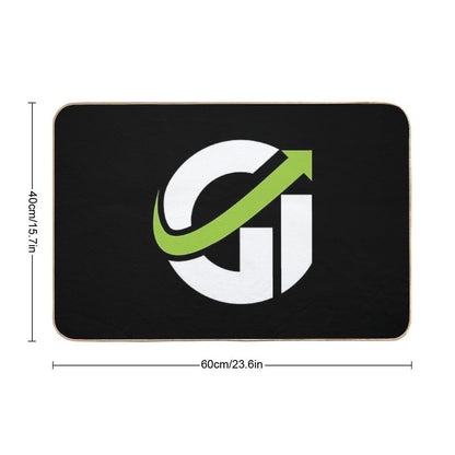 Main Logo No-Text - Dark Background  Absorbent Bath Mat