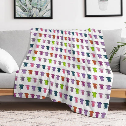 M.B. Tidey Tablesaw 1880 - Warhol Style Quick-dry Throw Blanket