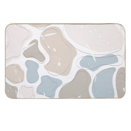 Trendy Contemporary Abstract  Seamless Pattern.  Non-Slip Bath Mat