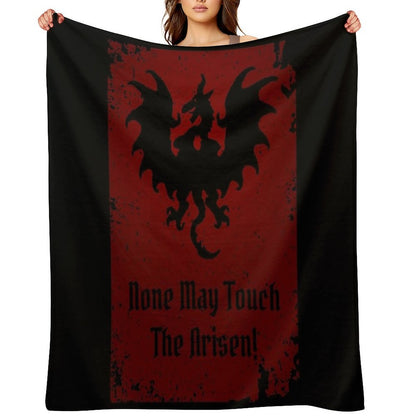 None May Touch The Arisen Shrink-resistant Throw Blanket