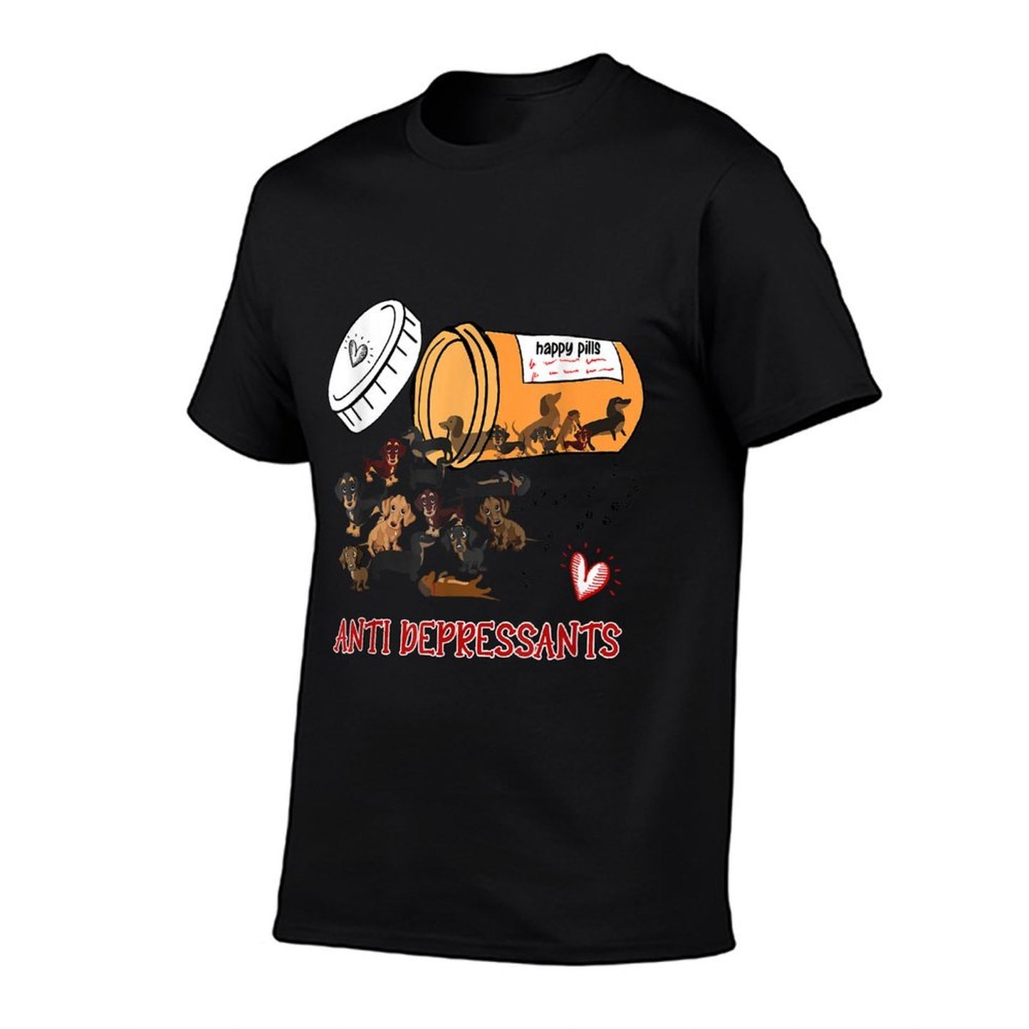 Wiener Dog Sausage Puppy Lover Antidepressants Dachshund  Durable T-Shirt