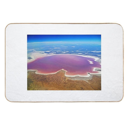 Lake Eyre - Aerial View  Pet-Safe Bath Mat