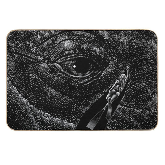 In The Whale's Eye  Multi-Purpose Bath Mat
