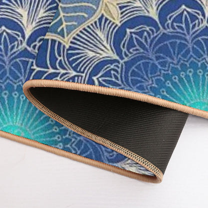 Midnight Bloom  Rapid-Drying Bath Mat