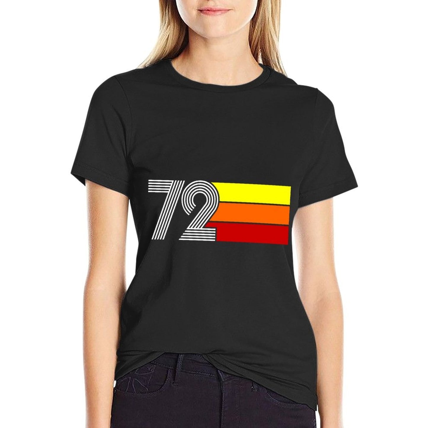 1972 50th Birthday  Heathered Texture T-Shirt