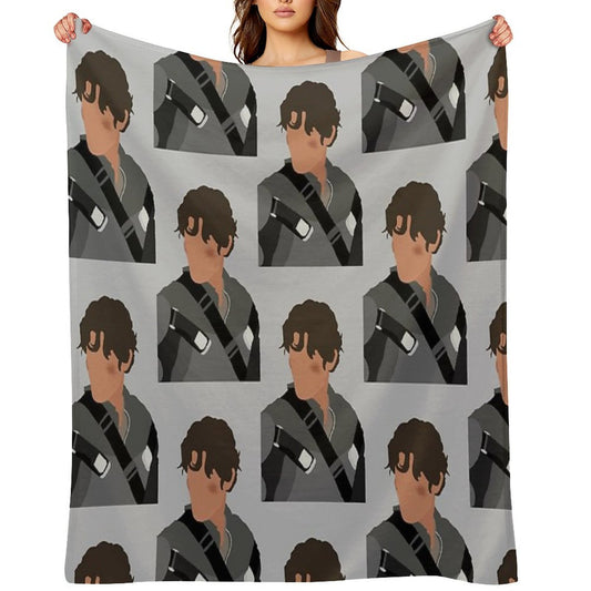 Bellamy The Heart Quick-dry Throw Blanket