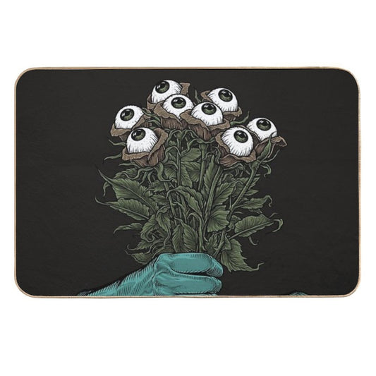 Monster Bouquet  Slip-Resistant Bath Mat