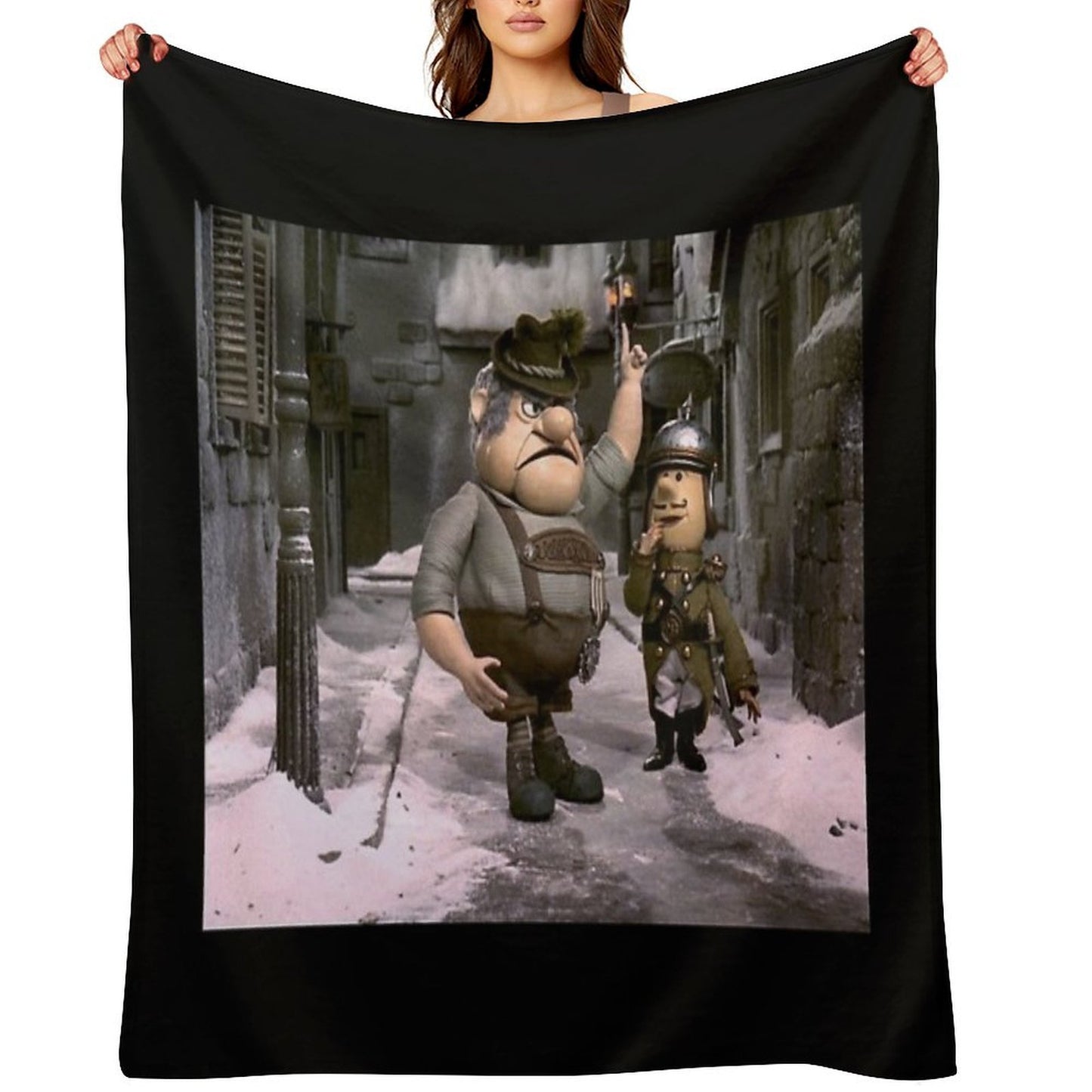 Burgermeister On The Town Multi-functional Throw Blanket