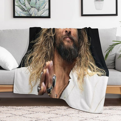 Jason Momoa Lightweight Throw Blanket