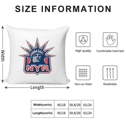 NYR Alternate Soft Anti-Pilling Throw Pillow