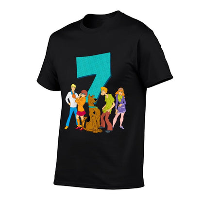 Kids Scooby-Doo 7th Birthday This Meddling Kid Is 7  Moisture-wicking T-Shirt