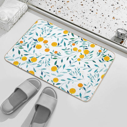 Orange Tree  Pet-Safe Bath Mat