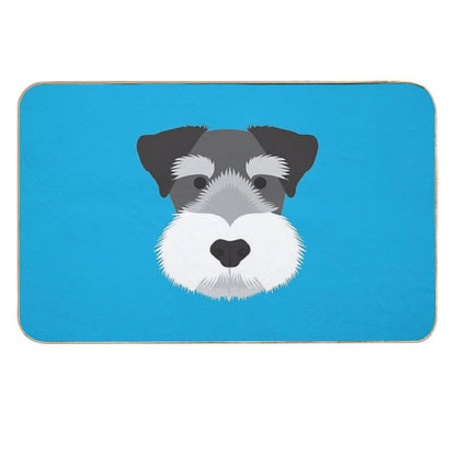 Miniature Schnauzer  Versatile Bath Mat