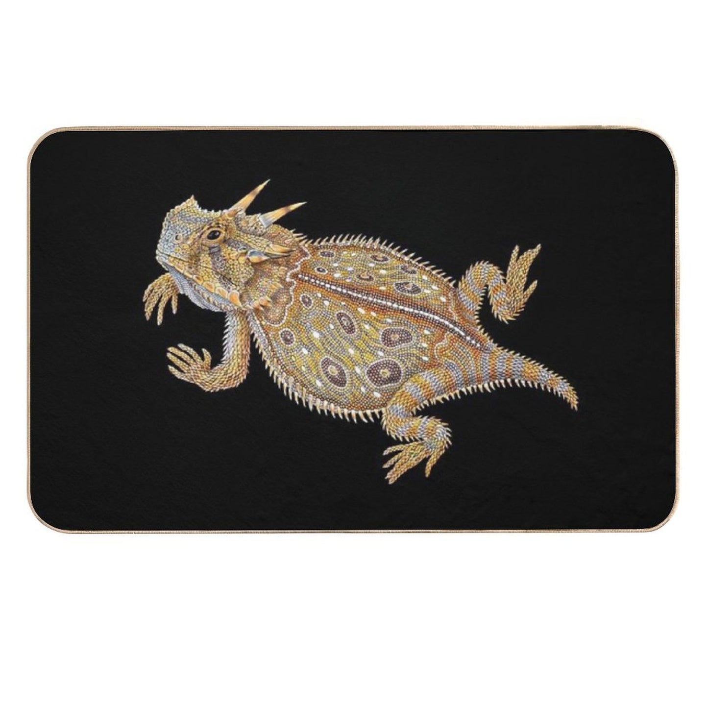 Horned Lizard  High-Traffic Bath Mat