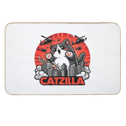 Catzilla Cat  Rapid-Drying Bath Mat