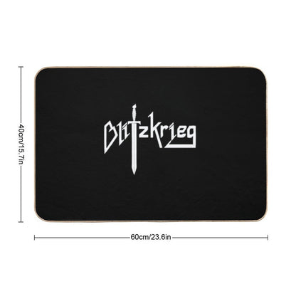 Blitzkrieg Band  Long-Lasting Bath Mat