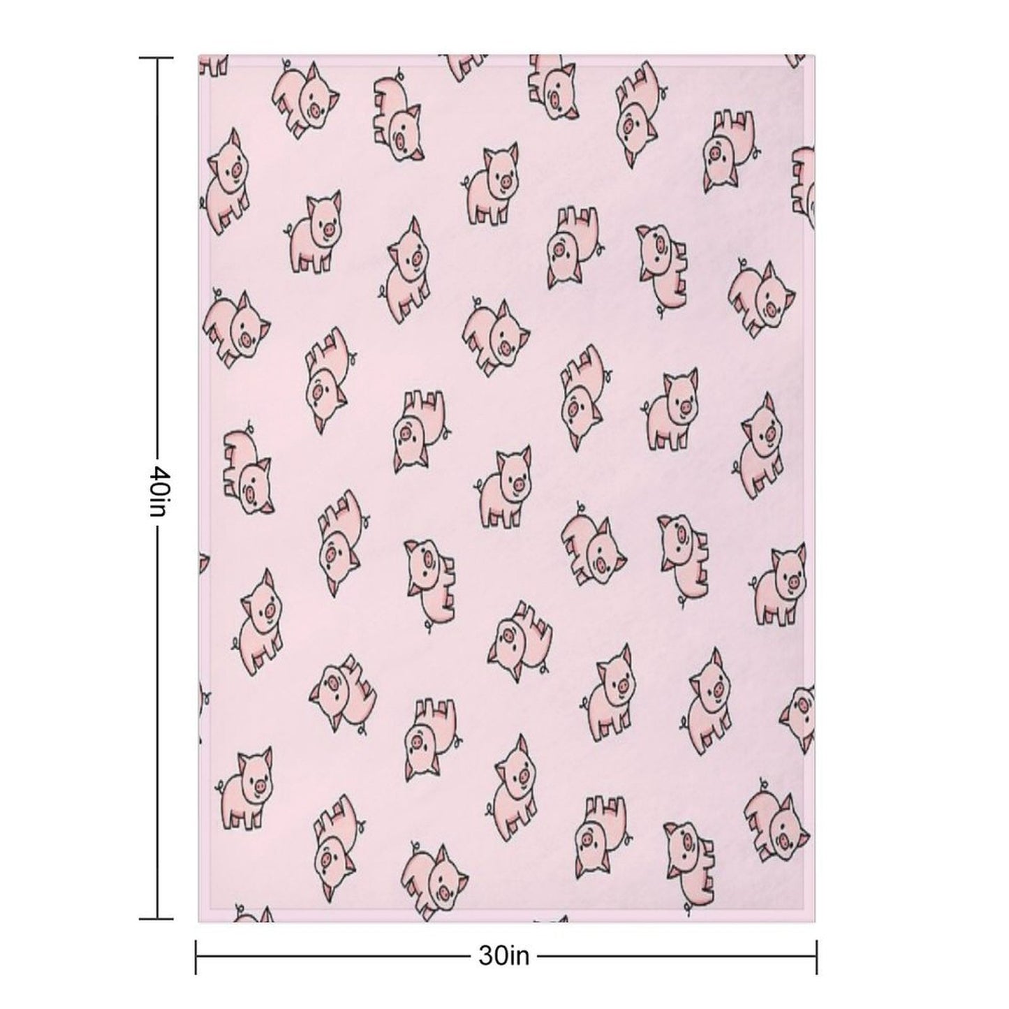 Pig Premium Throw Blanket