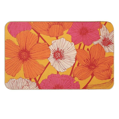 Summer Flowers  High-Traffic Bath Mat