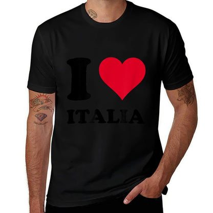 I Love Italia  Polyester Blend T-Shirt