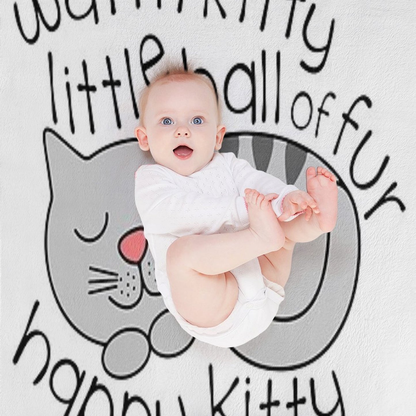 Soft Kitty Warm Kitty Little Ball Of Fur - Happy Kitty Sleepy Kitty Purr Purr Purr Easy Care Throw Blanket