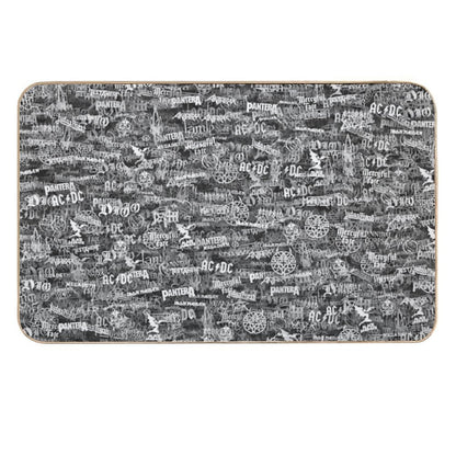 Heavy Metal Bands  Pet-Safe Bath Mat
