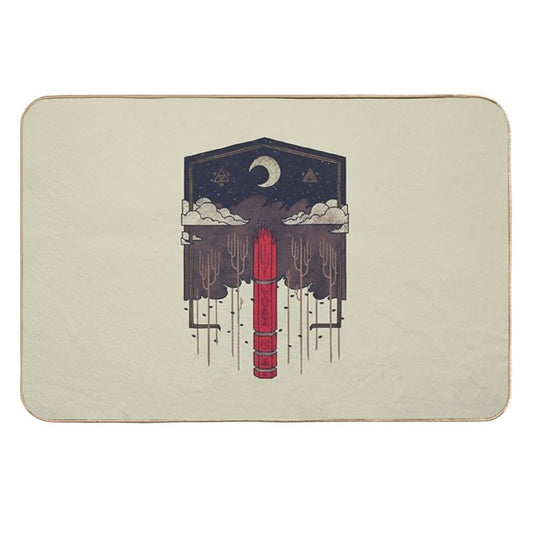 The Lost Obelisk  Pet-Safe Bath Mat