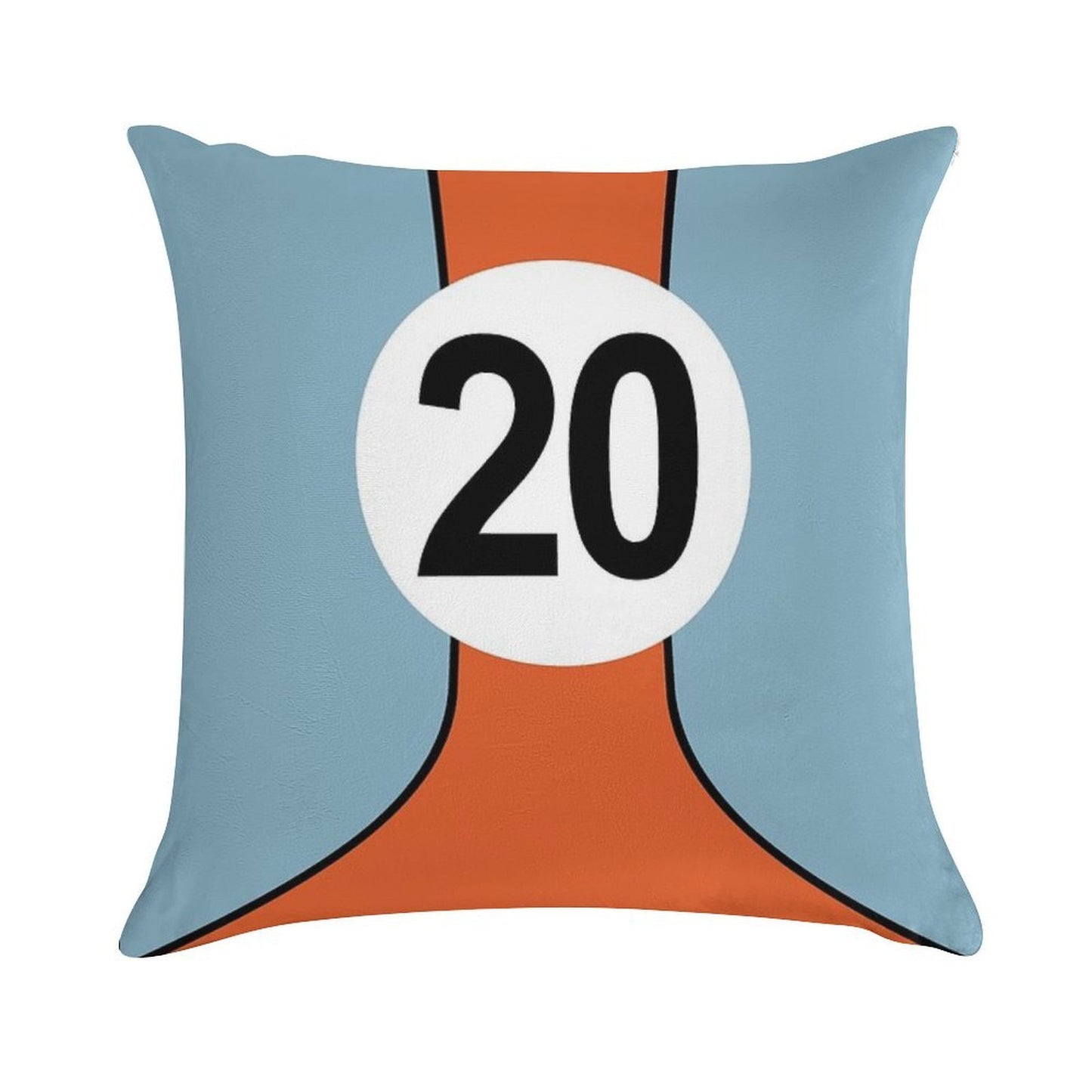 Racing Colours No20 Soft Decorative Cover Throw Pillow