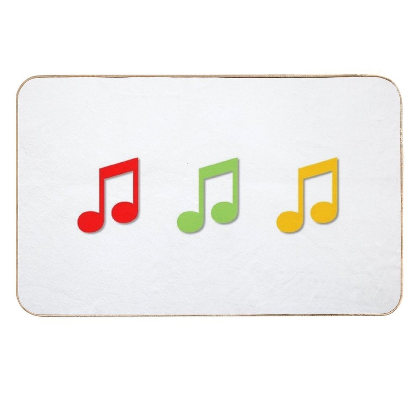 Three Notes  Stain-Proof Bath Mat