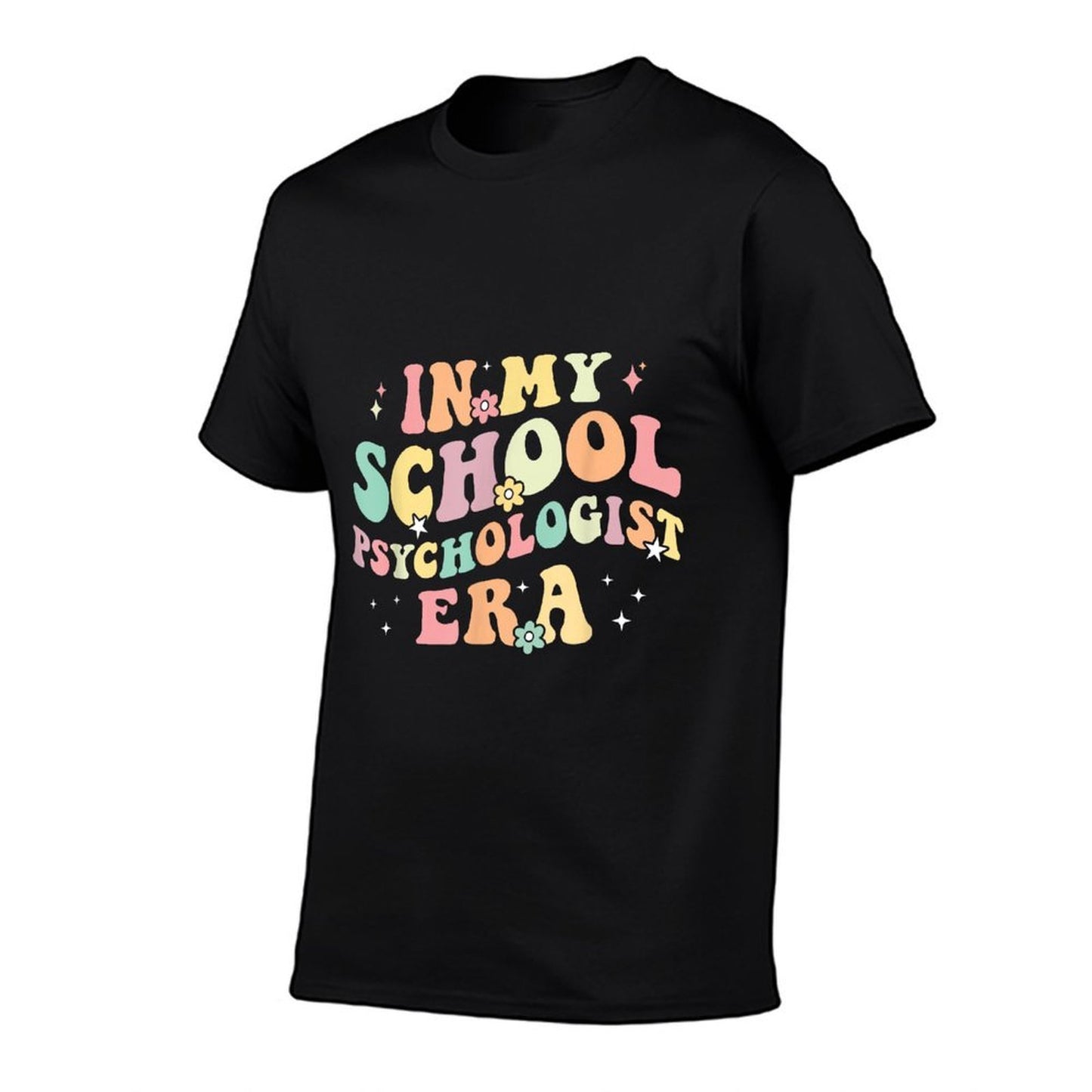 In My School Psychologist Era Retro Back To School Counselor  High-quality Stitching T-Shirt