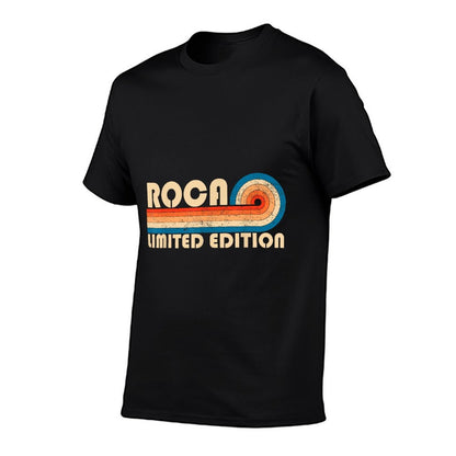 ROCA Surname Retro Vintage 80s 90s Birthday Reunion  Oversized Silhouette T-Shirt