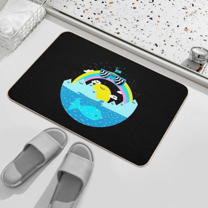 Rainbow Space World  Toxin-Free Bath Mat