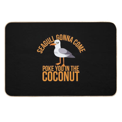 Seagulls Stop It Now  Dirt-Trapping Bath Mat